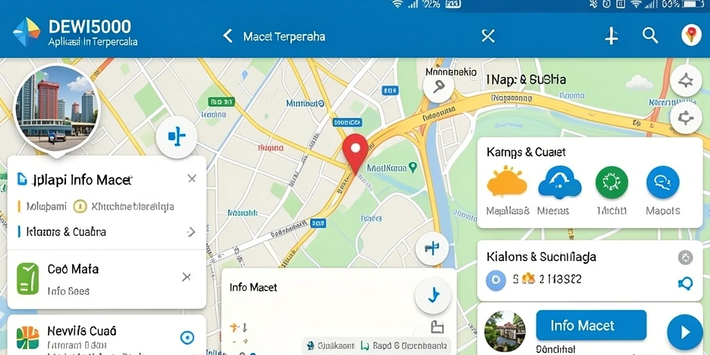 Tampilan antarmuka DEWI5000 yang informatif dan menarik.