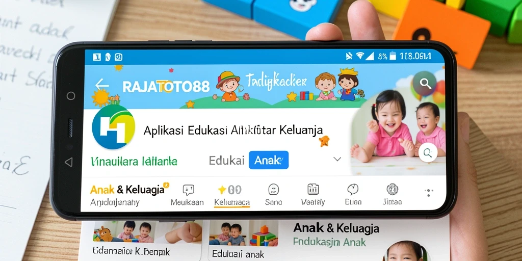 Antarmuka RAJATOTO88 yang ramah anak untuk belajar.